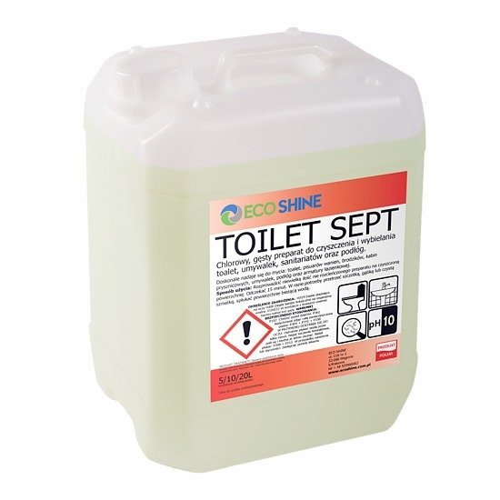Eco Shine TOILET SEPT 5L - żel wybielający do łazienki