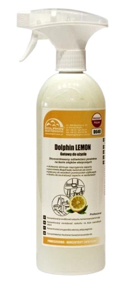 Dolphin LEMON 750ml - Odświeżacz Powietrza zapach cytrynowy