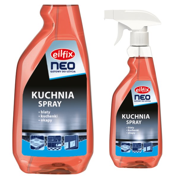 Eilfix KUCHNIA Spray 1L - płyn czyszczenie kuchenek blatów