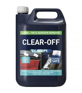 CONCEPT CLEAR-OFF 5L - usuwanie naklejek oleju kleju asfaltu