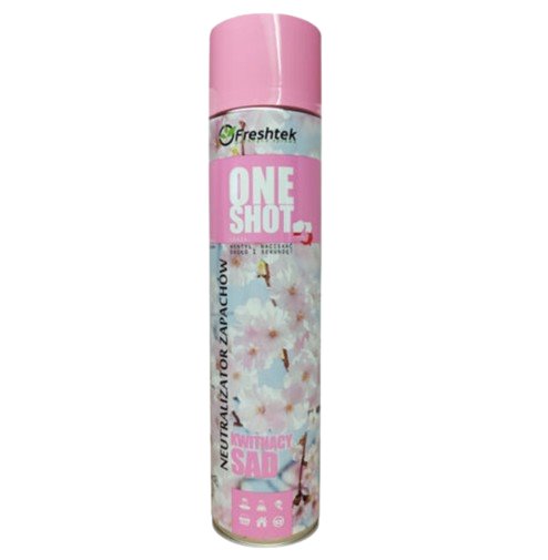 Freshtek ONE SHOT 600ml odświeżacz powietrza - Kwitnący Sad