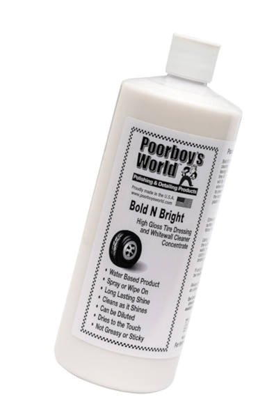 Poorboys World Bold Bright 437ml - Tire Dressing do opon