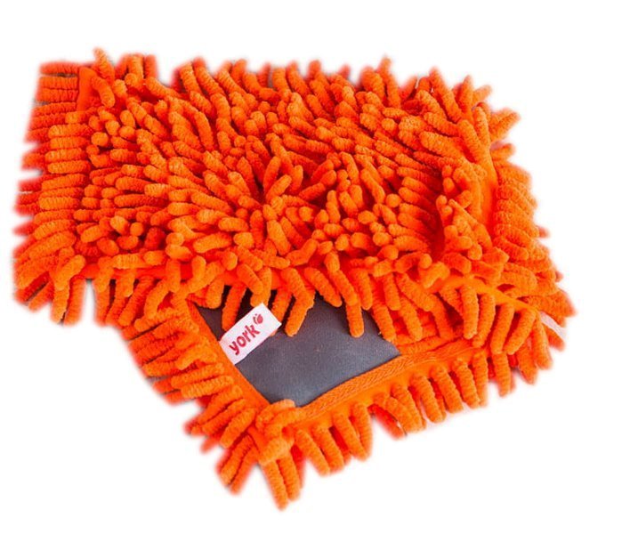 York Mop SALSA 43cm - płaski z mikrofibry pomarańczowy