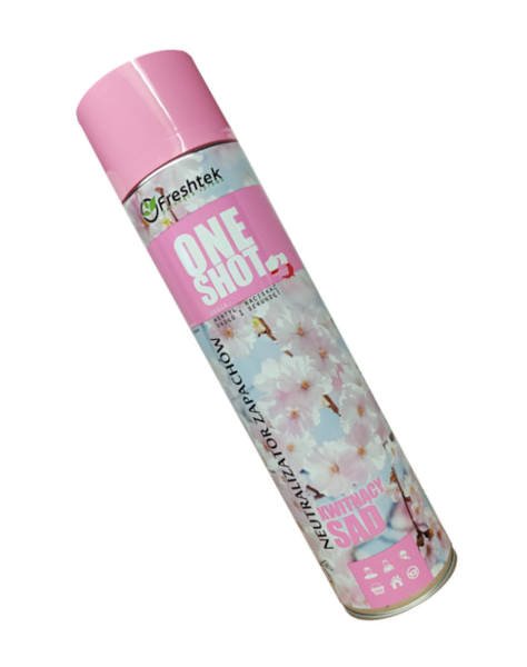 Freshtek ONE SHOT 600ml odświeżacz powietrza - Kwitnący Sad