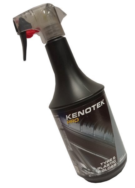 Kenotek TYRE&PLASTIC GLOSS 1L - renowacja czernidło do opon