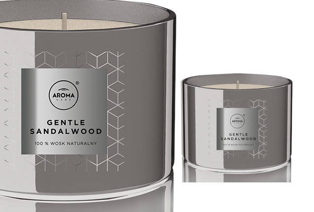 Aroma Świeca Zapachowa Świeczka 115g - Gentle SandalWood