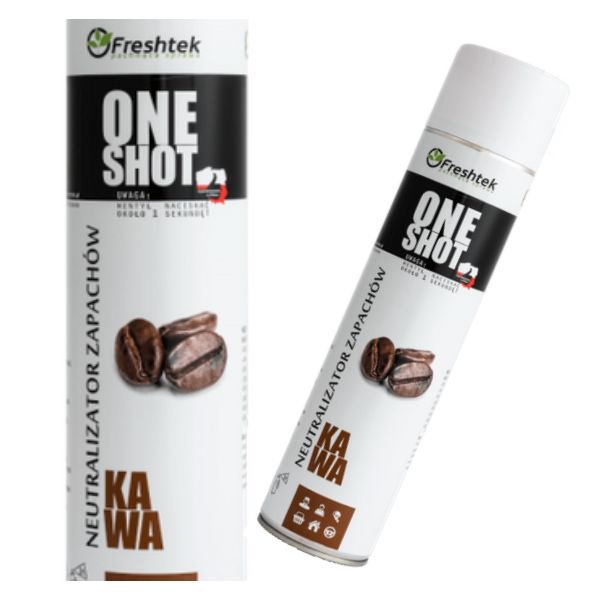 Freshtek ONE SHOT 600ml odświeżacz powietrza - Kawa