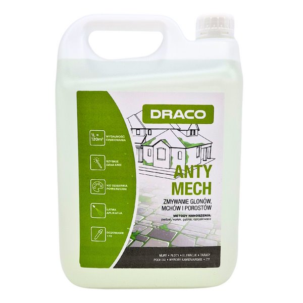 Draco ANTY MECH 5L - do usuwania mchu glonów osadów