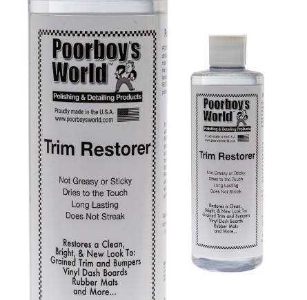 Poorboys Trim Restorer 473ml - dressing plastików