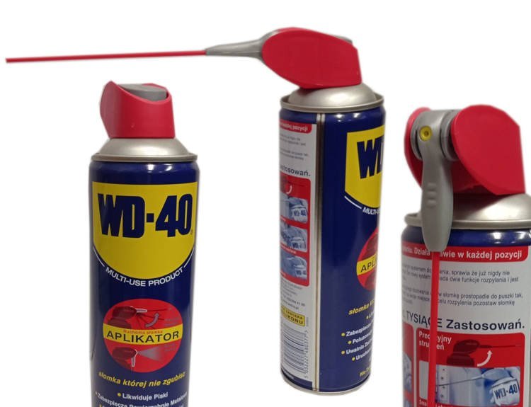 WD-40 450ml - Smaruje i odtłuszcza z aplikatorem ze słomką
