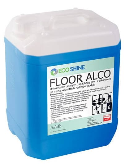 Eco Shine FLOOR ALCO 10L - płyn do mycia podłóg z alkoholem