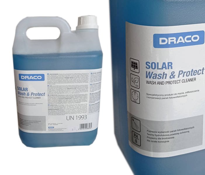 Draco SOLAR Wash & Protect 5L - płyn do solarów