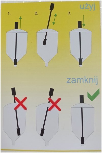 Eilfix - ścienny wiszący dozownik 2,5L do gęstych past BHP