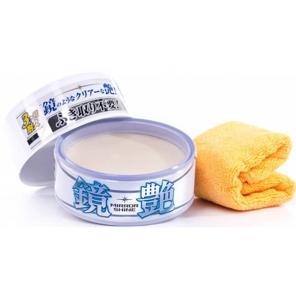 SOFT99 mirror shine wax light  - efekt lustra