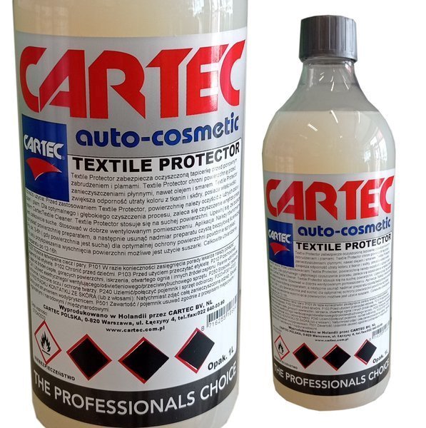 Cartec TEXTILE PROTECTOR 1L - impregnat do tapicerki
