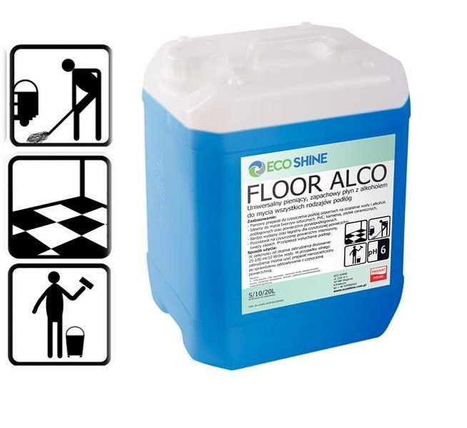 Eco Shine FLOOR ALCO 5L - płyn do podłóg z alkoholem