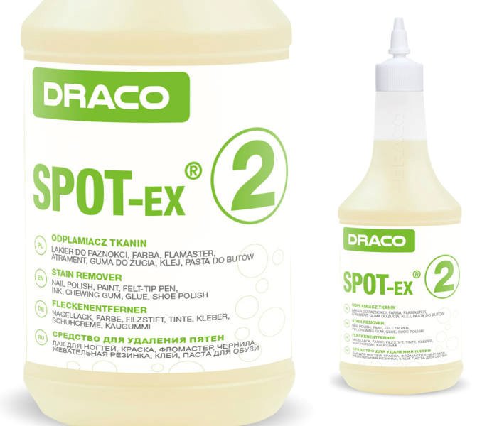 Draco SPOT-EX 2 Odplamiacz 750ml - na lakier do paznokci farba