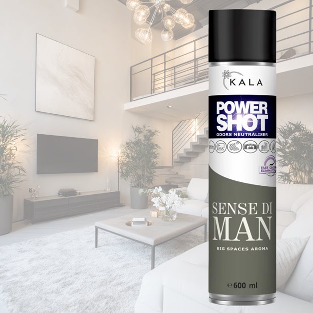 Kala POWER SHOT Sense di Man 600ml - odświeżacz powietrza