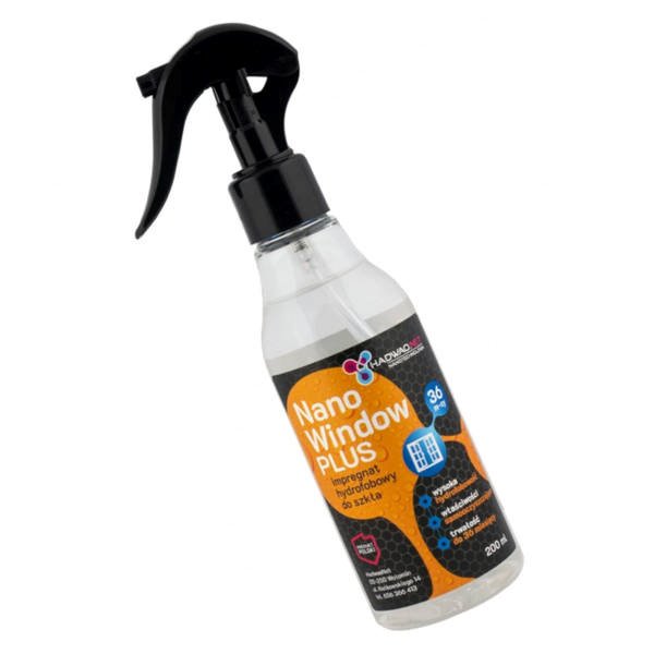 HaDwaO NANO WINDOW Plus 200ml - hydrofobowa powłoka do szkła
