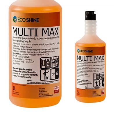 Eco Shine MULTI MAX 1L - uniwersalny płyn czyszczący