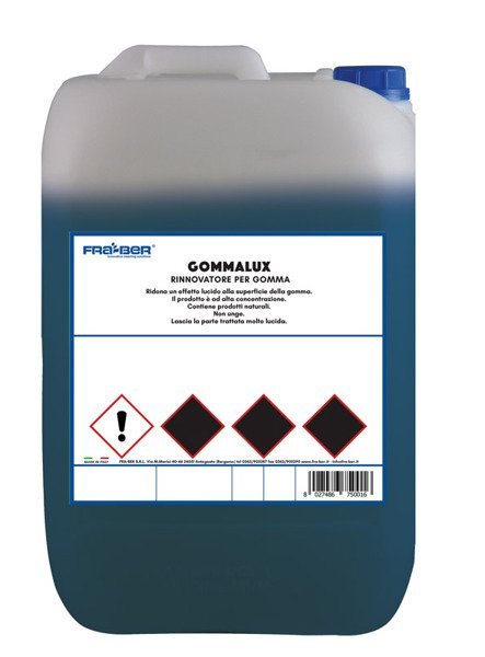 Fraber GOMMALUX 5kg - czernidło do opon zderzaków uszczelek