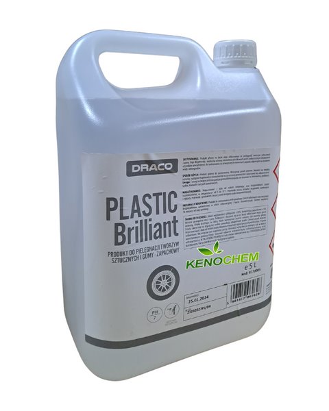 Draco PLASTIC Brilliant 5L - czernidło do opon i plastików