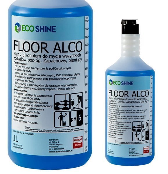 Eco Shine FLOOR ALCO 1L - płyn do podłóg z alkoholem