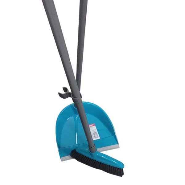 York Leniuch 20cm - zestaw do zamiatania kij 75cm niebieski
