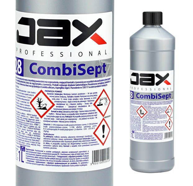 JAX 28 Combisept 1L - Płyn Do Dezynfekcji Powierzchni