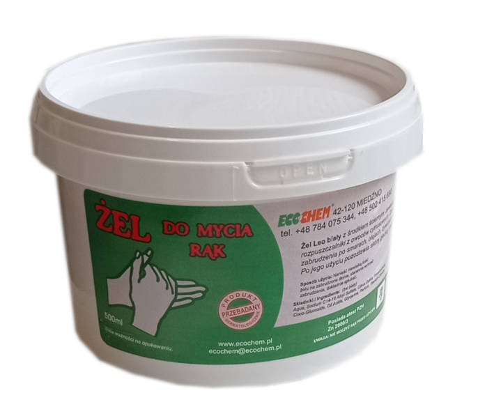 Ecochem ŻEL BIAŁY 500ml - żel do mycia rąk