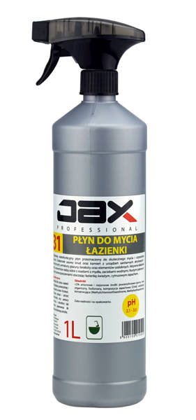 JAX31 1L - płyn do mycia łazienki usuwa brud kamień