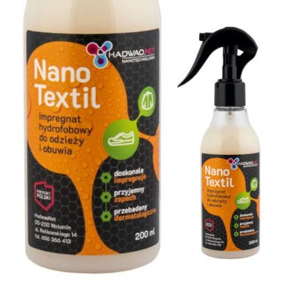 HaDwaO NANO TEXIL 200ml - impregnat do butów odzieży i