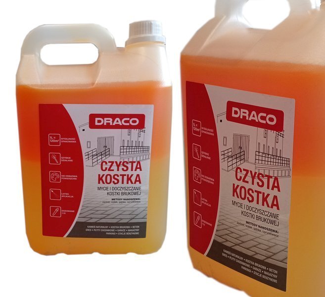 Draco Czysta Kostka 5L - Mycie Odtłuszczanie Kostki Brukowej