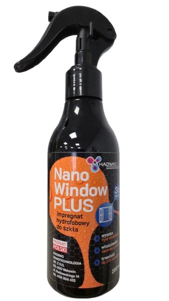 HaDwaO NANO WINDOW Plus 200ml - hydrofobowa powłoka do szkła