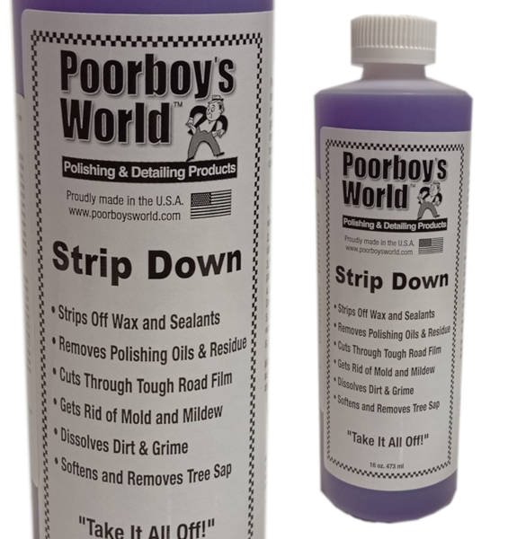 Poorboys Strip Down 473ml - preparat do oczyszczania lakieru