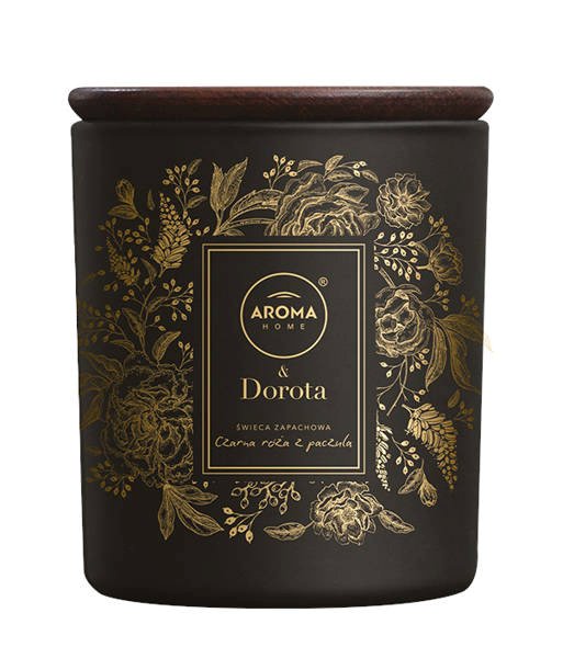 Aroma Zestaw Patyczki zapachowe + Świeca Czarna Róża Paczula