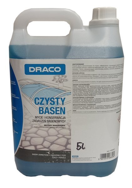 Draco CZYSTY BASEN 5L - mycie zadaszeń basenowych