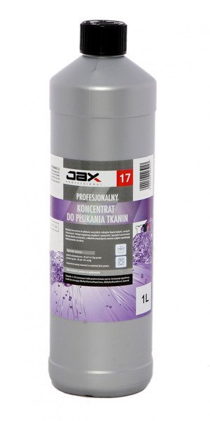 JAX 17 koncentrat do płukania tkanin 1L - wydajny do tkanin