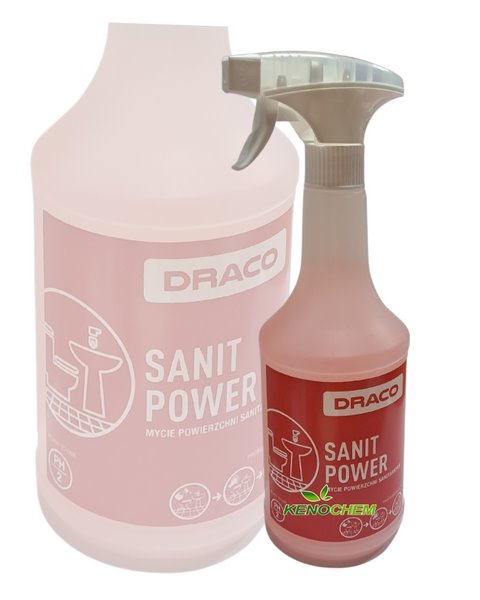 Draco SANIT POWER 750ml - mycie i odkamienianie łazienek