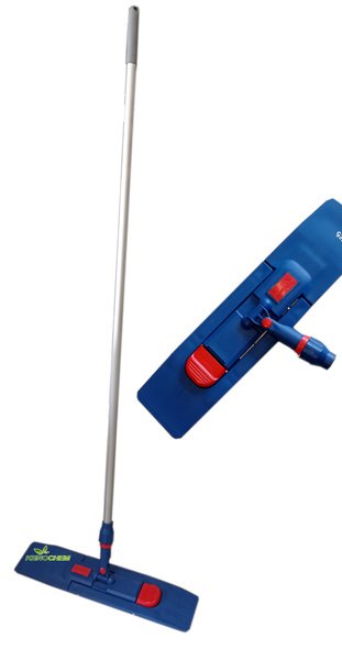 Zestaw: Uchwyt mopa na magnes 50cm + kij 140cm + 2x mop