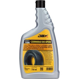 JAX 108 Czernidło do opon 750ml - lśniące efekt mokrej opony