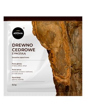 Aroma Saszetka zapachowa do szafy - Drewno Cedrowe z Paczulą