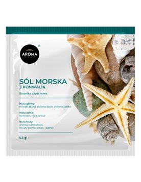 Aroma Saszetka zapachowa do szafy - Sól Morska z Konwalią