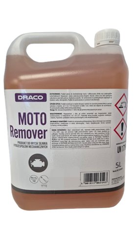 Draco MOTO REMOVER 5L - mycie odtłuszczanie silników