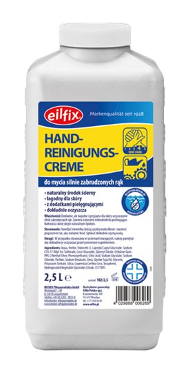 Eilfix Krem do rąk 2,5L - do mycia silnie zabrudzonych rąk