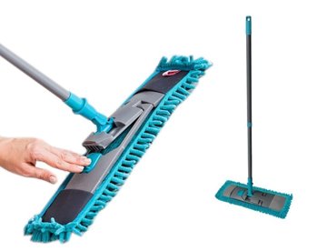 York Mop SALSA 43cm - płaski z mikrofibry niebiseki