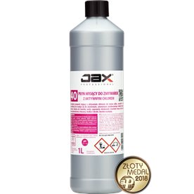 JAX 40 Płyn do zmywarek 1L - myjący z chlorem