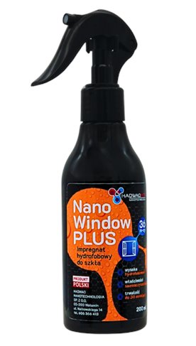 HaDwaO NANO WINDOW Plus 200ml - hydrofobowa powłoka do szkła