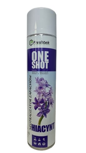 Freshtek ONE SHOT 600ml odświeżacz powietrza - Hiacynt
