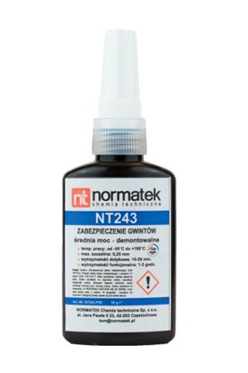 Normatek klej do gwintów 50 g - średni NT243